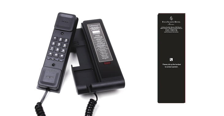 What is a hotel phone faceplate?