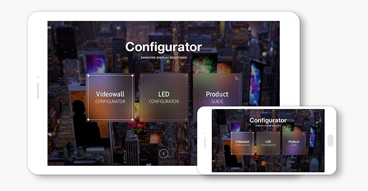  Have Samsung Videowall Configurator in the Palm of your Hand!