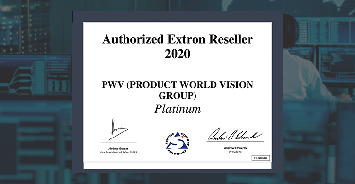 PWV Group стал платиновым авторизованным партнером Extron