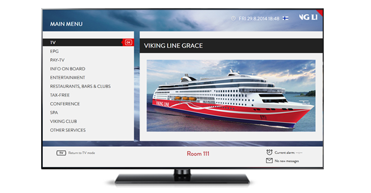 Кейс: интерактивное телевидение для паромов и круизных лайнеров 