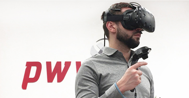 VR-реальность в офисе PWV Group